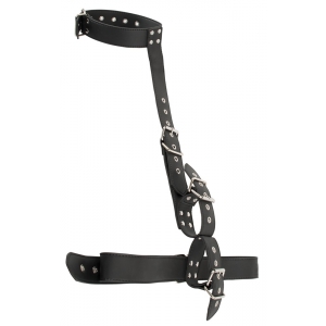 Vegan Fetish Neck-Wrist Restraint Vegan