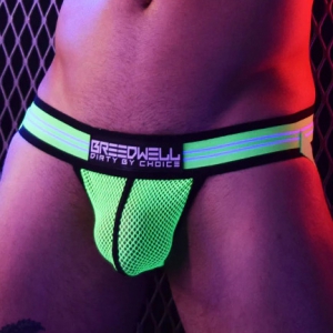 Breedwell Tuta da ginnastica EXHIBIT Verde Neon