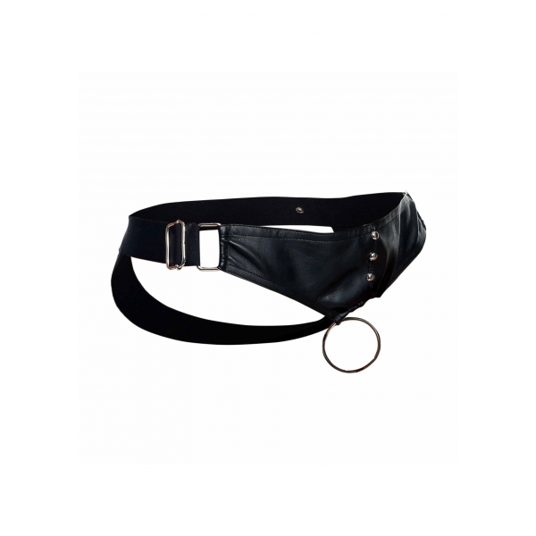 Anel de pénis Jockstrap DNGEON Preto