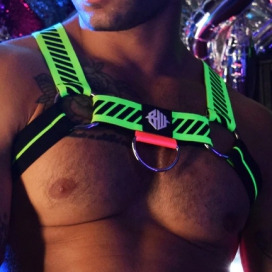 Breedwell MAGNUM CIRCUIT Harness Neon Green