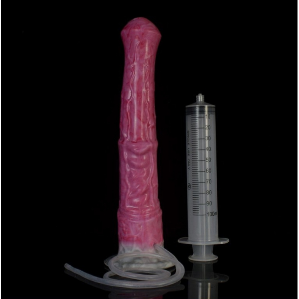 Squirting Silicone Dildo - 15 PINK