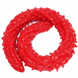 Barbed 24 inch PVC Butt Plug ROUGE