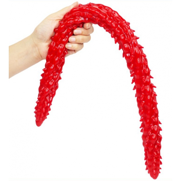 Barbed 24 inch PVC Butt Plug ROUGE