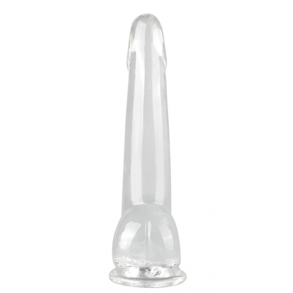 Consolador Dong M transparente 12 x 4cm