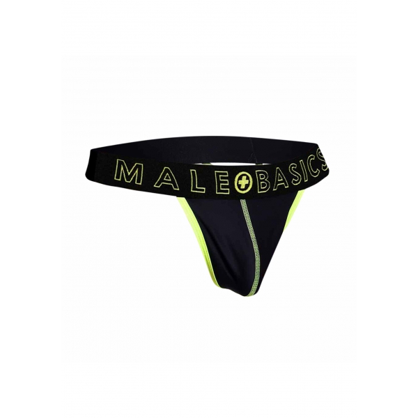 String NEON MaleBasics Zwart-Geel