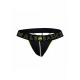 Thong NEON MaleBasics Black-Yellow