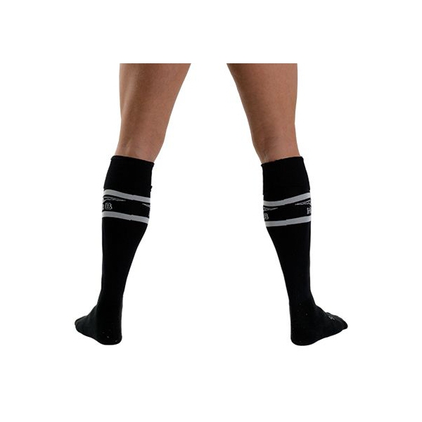 URBAN FOOTBALL SOCKS Hohe Socken Schwarz-Weiß