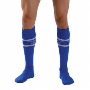 Mr B - Mister B URBAN FOOTBALL SOCKS Blue-White