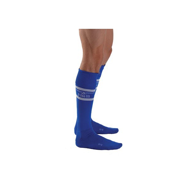 URBAN FOOTBALL SOCKS Hohe Socken Blau-Weiß