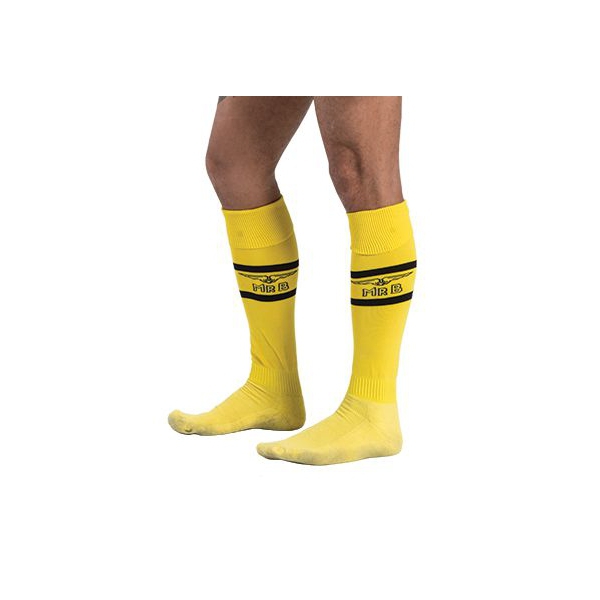 CALZONES DE FÚTBOL URBANO Amarillo-Negro