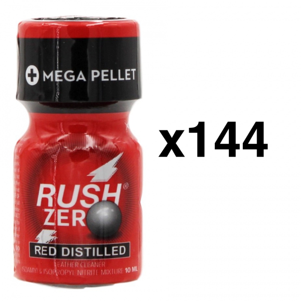 RUSH ZERO Vermelho Destilado 10ml x144