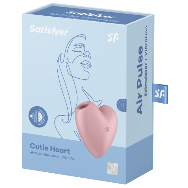 Cutie Heart Satisfyer Clitoris Stimulator