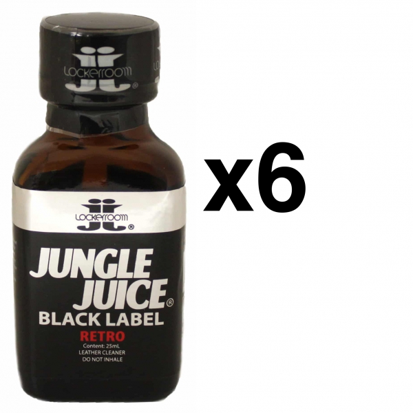 JUNGLE JUICE NEGRO RETRO 25ml x6