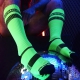 High socks LOGO KNEE Green Neon