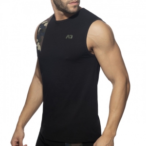 Addicted Tank top AD COTTON Black