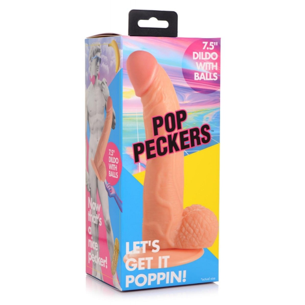 Consolador Pop Peckers 17 x 4,5cm