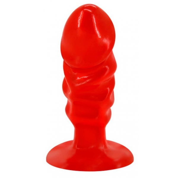 Plug Butt Dick 10 x 3.5cm Red