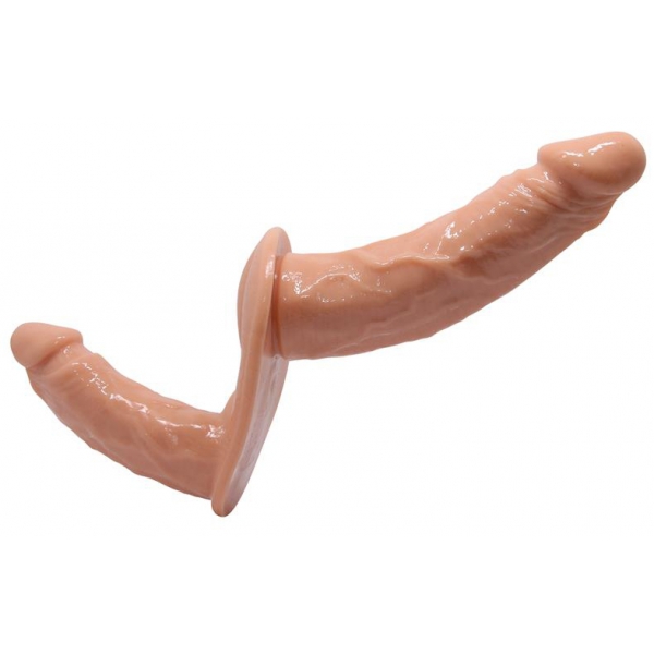 Dubbele Ultra Dildo Gordel 12 x 3,5cm