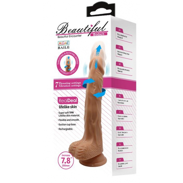 Dildo vibrador Bodach 16 x 4cm