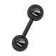 Ball Duo Earring Black