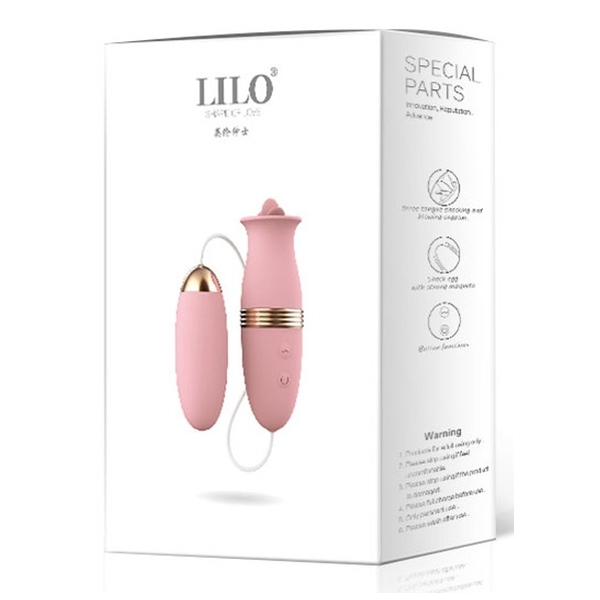 Estimulador de clítoris Lilo Tongue Rosa