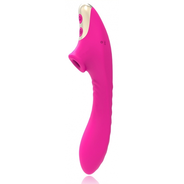 Dudu Clitoris and G-Spot Stimulator 20cm Pink