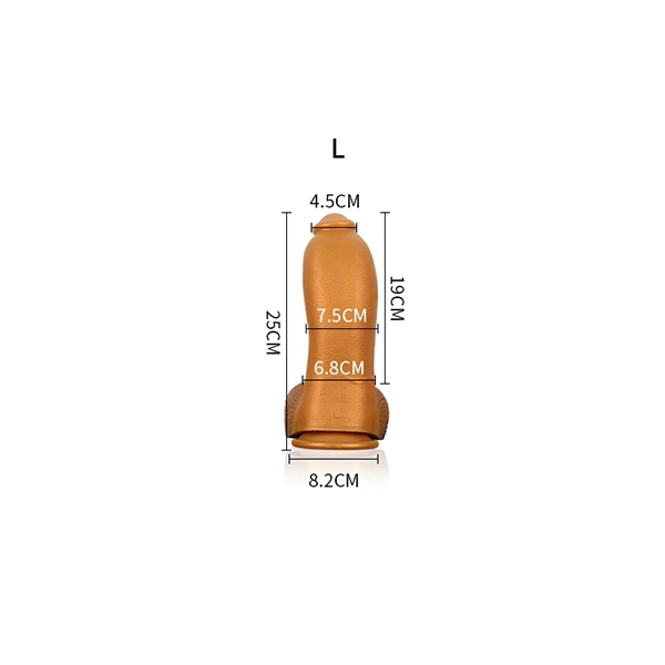 Consolador de silicona Ashika L 19 x 7,5cm