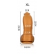 Ashika XL dildo de silicone 21 x 8,5cm