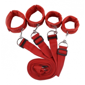 Rood Bed Bondage Kit