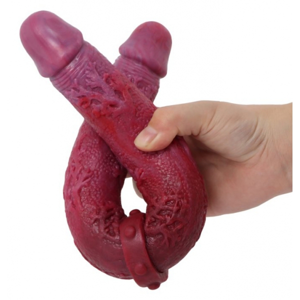 Dildo doppio Duo Freak 38 x 4 cm