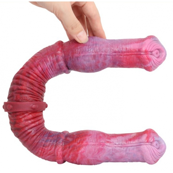 Duo Wolf dildo doppio 48 x 5cm