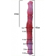 Duo Wolf dildo doppio 48 x 5cm