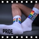 Weiße Socken SneakFreaxx Pride