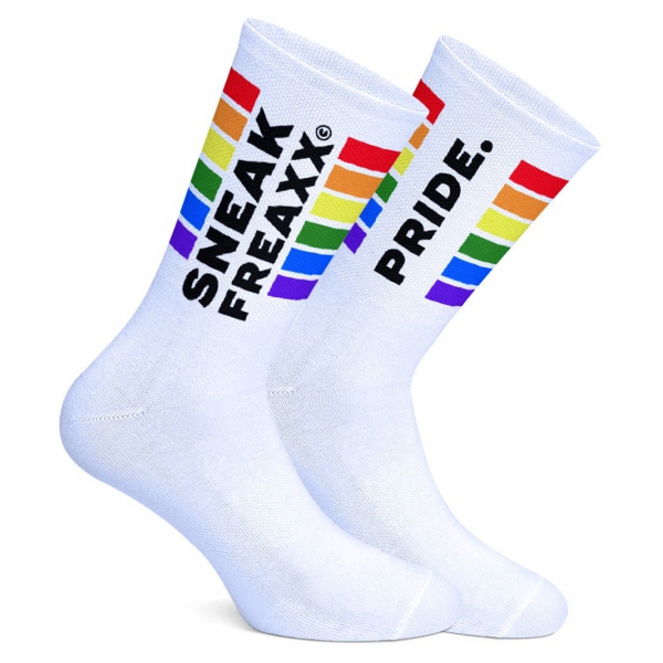 Weiße Socken SneakFreaxx Pride