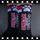 SNEAK PUPPY Socken Schwarz-Rot