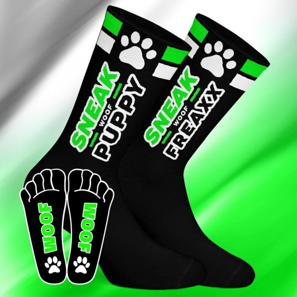 SNEAK PUPPY Socks Black-Green