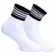 Calcetines bajos WHITE BLACK SHORT Blanco-Negro