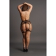 GARTERBELT Fishnet Suspender Belt Black