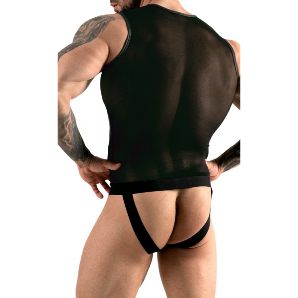 PLAYSUIT MEN Jock Bodysuit Negro