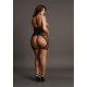 Robe sexy Grande Taille PEEK-A-BOO Noire