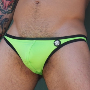 Breedwell Calzoncillos DOMINATOR MANKINI Verde fluorescente