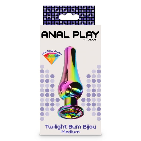 Plug Bijou anal Twilight Bum M 10 x 3.4cm