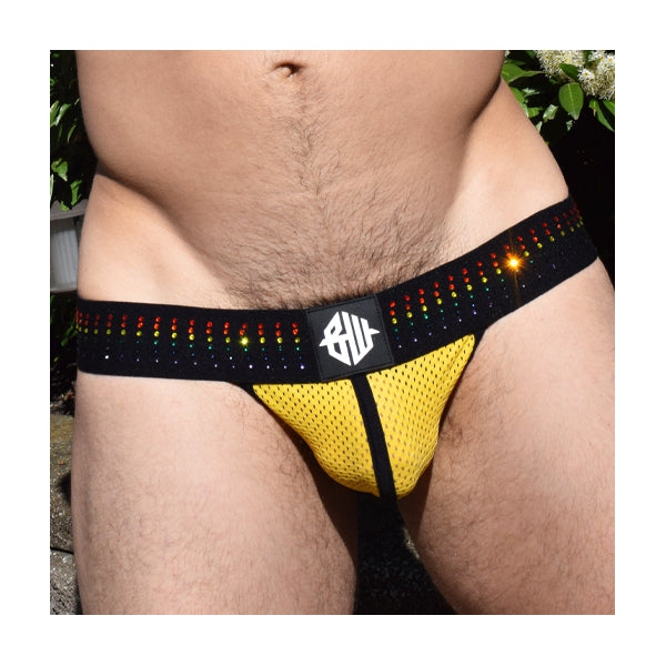 Jockstrap PRIDE STUD Geel