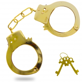 Toy Joy Menottes en métal Fun Cuffs dorées