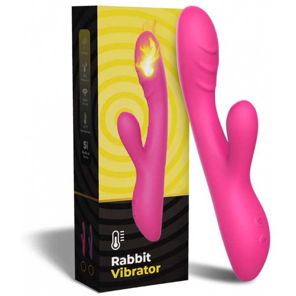 Spark Silicone Rabbit Vibrator PINK
