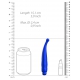 Lyra mini vibrator 15cm Blauw