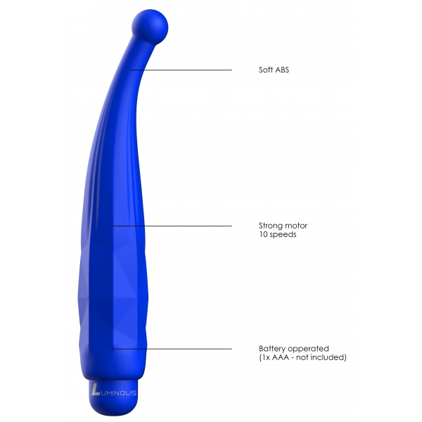 Lyra mini vibrador 15cm Azul