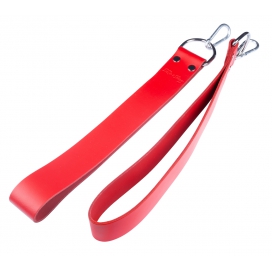 Set of 2 Foot Stands for Red Leather Sling