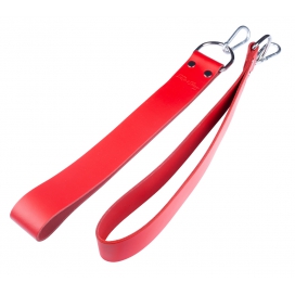 Mr Sling Set of 2 Red Leather Sling Stands