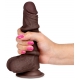 Dildo realistico Slidy Cock 12,5 x 3,8 cm Marrone